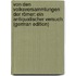 Von Den Volksversammlungen Der Römer: Ein Antiquatischer Versuch (German Edition)