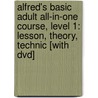 Alfred's Basic Adult All-in-one Course, Level 1: Lesson, Theory, Technic [with Dvd] door Willard A. Palmer