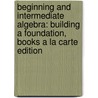 Beginning and Intermediate Algebra: Building a Foundation, Books a la Carte Edition by Paula Mckenna