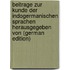 Beitrage Zur Kunde Der Indogermanischen Sprachen Herausgegeben Von (German Edition)