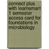 Connect Plus with Learnsmart 1 Semester Access Card for Foundations in Microbiology