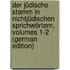 Der Jüdische Stamm in Nichtjüdischen Sprichwörtern, Volumes 1-2 (German Edition)