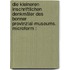 Die kleineren inschriftlichen Denkmäler des Bonner Provinzial-Museums. microform :