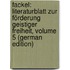 Fackel: Literaturblatt Zur Förderung Geistiger Freiheit, Volume 5 (German Edition)