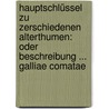 Hauptschlüssel Zu Zerschiedenen Alterthumen: Oder Beschreibung ... Galliae Comatae door Aegidius Tschudi