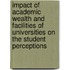 Impact of Academic Wealth and Facilities of Universities on the Student Perceptions