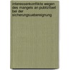 Interessenkonflikte Wegen Des Mangels an Publizitaet Bei Der Sicherungsuebereignung by Jiayuan Zhuang