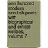 One Hundred Modern Scottish Poets: with Biographical and Critical Notices, Volume 7