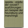 Oppida - Städte der Vorzeit? Ausführungen am Beispiel der Heuneburg und Manchings door Jana Vogt