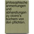 Philosophische Anmerkungen und Abhandlungen zu Cicero's Büchern von den Pflichten.