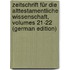 Zeitschrift Für Die Alttestamentliche Wissenschaft, Volumes 21-22 (German Edition)