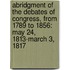 Abridgment Of The Debates Of Congress, From 1789 To 1856: May 24, 1813-March 3, 1817