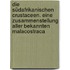 Die südafrikanischen Crustaceen. Eine Zusammenstellung aller bekannten Malacostraca