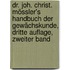 Dr. Joh. Christ. Mössler's Handbuch der Gewächskunde, dritte Auflage, zweiter Band