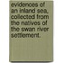 Evidences of an inland sea, collected from the natives of the Swan River Settlement.