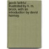 Jacob Faithful ... Illustrated by H. M. Brock. With an introduction by David Hannay.