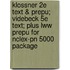 Klossner 2e Text & Prepu; Videbeck 5e Text; Plus Lww Prepu For Nclex-pn 5000 Package