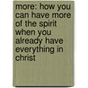 More: How You Can Have More Of The Spirit When You Already Have Everything In Christ by Simon Ponsonby