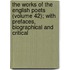 the Works of the English Poets (Volume 42); with Prefaces, Biographical and Critical