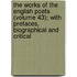 the Works of the English Poets (Volume 43); with Prefaces, Biographical and Critical