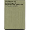 Abhandlungen Und Beobachtungen Für Geschichtskunde, Staats- Und Rechtswissenschaften door Johann Ludwig Klüber