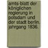Amts-Blatt der Königlichen Regierung in Potsdam und der Stadt Berlin. Jahrgang 1836.