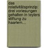 Das Relativitätsprinzip: Drei Vorlesungen Gehalten In Teylers Stiftung Zu Haarlem...