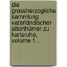 Die Grossherzogliche Sammlung Vaterländischer Alterthümer Zu Karlsruhe, Volume 1... door Wilhelm Froehner