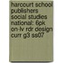 Harcourt School Publishers Social Studies National: 6pk On-lv Rdr Design Curr G3 Ss07