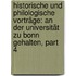 Historische Und Philologische Vorträge: An Der Universität Zu Bonn Gehalten, Part 4