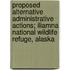Proposed Alternative Administrative Actions; Iliamna National Wildlife Refuge, Alaska