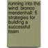 Running Into the Wind: Bronco Mendenhall: 5 Strategies for Building a Successful Team
