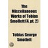 The Miscellaneous Works of Tobias Smollett (Volume 4, Pt. 2); Peregrine Pickle [Pt. 2
