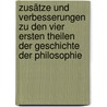Zusätze und Verbesserungen zu den vier ersten Theilen der Geschichte der Philosophie door Heinrich Ritter
