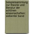 Beispielsammlung zur Theorie und Literatur der Schönen Wissenschaften: siebenter Band