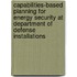 Capabilities-Based Planning for Energy Security at Department of Defense Installations