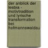 Der Anblick der Lesbia - Motivtradition und lyrische Transformation bei Hofmannswaldau
