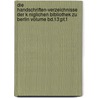 Die Handschriften-Verzeichnisse Der K Niglichen Bibliothek Zu Berlin Volume Bd.13;pt.1 door G. H 1795-1876 Pertz