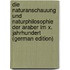 Die Naturanschauung Und Naturphilosophie Der Araber Im X. Jahrhundert (German Edition)