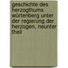 Geschichte des Herzogthums Würtenberg unter der Regierung der Herzogen, Neunter Theil door Christian Friedrich Sattler