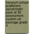 Harcourt School Publishers Eprod/Math: Pack Of 30 Assessment System Cd Package Grade 4