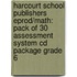 Harcourt School Publishers Eprod/Math: Pack Of 30 Assessment System Cd Package Grade 6