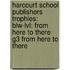 Harcourt School Publishers Trophies: Blw-Lvl: From Here To There G3 From Here To There