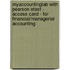 Myaccountinglab With Pearson Etext - Access Card - For Financial/Managerial Accounting