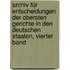 Archiv Für Entscheidungen Der Obersten Gerichte In Den Deutschen Staaten, Vierter Band