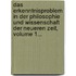 Das Erkenntnisproblem In Der Philosophie Und Wissenschaft Der Neueren Zeit, Volume 1...