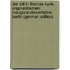 Der Stil in Thomas Kyds Originaldramen: Inaugural-Dissertation, Berlin (German Edition)