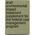 Draft Environmental Impact Statement Supplement for the Federal Coal Management Program