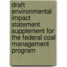 Draft Environmental Impact Statement Supplement for the Federal Coal Management Program door United States Bureau Management