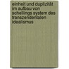 Einheit und Duplizität im Aufbau von Schellings System des transzendentalen Idealismus by Kaj Munk